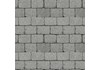 CREA Tegula Pflasterstein, Kanten gebrochen, glatt 11/8/6 cm, grau