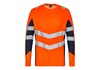 Safety T-shirt L/S Orange/Blue ink 9545-182 (10165) L