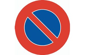 Vorschrift Signal Ø 60 cm (2.50) Parkieren verboten