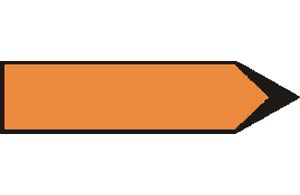 Signal (4.34.1) Wegweiser für Umleitung, Pfeil orange