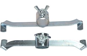 Signaltafelhalter / Universalbride für Standrohr Ø 42 mm (Paar)