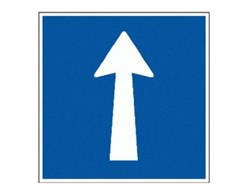 Hinweis Signal 50/50 cm cm (4.08) Einbahnstrasse