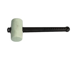 Gummihammer für Plattenleger Gr. 2 mit Stiel, Kopf 110/60 mm