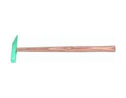 Plattenlegerhammer spitz (hartmetallbestückt) mit Stiel 28 cm