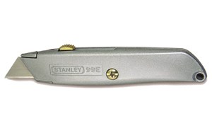 STANLEY Messer 99E aus Zink-Druckguss, mit einziehbarer Trapez-Klinge