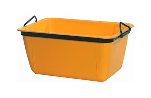 Fertigmörtel-Mulde Kunststoff gelb 105/70/46 cm, 200 Liter