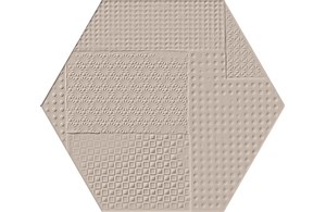Materia Hexagon Dekor Schlamm