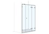 BEKON Flügeltür S505PLUS Nische, brushed nickel