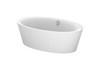 SCHMIDLI Badewanne ELLA OVAL SHAPE, weiss