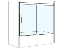 Gleittüre S606Plus Nische