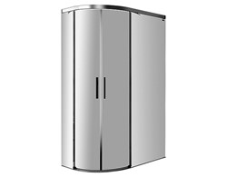 Gleittüre Bella Vita 3 Plus Round Asymmetrisch