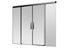 DUSCHOLUX Gleittüre BELLA VITA 3 PLUS, edelstahl optik