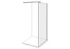 DUSCHOLU Duschwand BELLA VITA 3 Walk-in, weiss matt