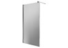 DUSCHOLU Seitenwand COLLECTION 2 PLUS, silber glanz