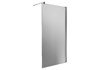 DUSCHOLU Seitenwand COLLECTION 2 PLUS, silber glanz