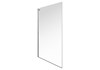 DUSCHOLU Duschwand AIR 2 AP Walk-in, weiss matt