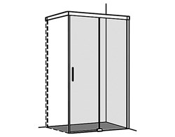 Gleittüre S600Plus für Seitenwand