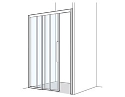 Gleittüre S400 Comfort Nische