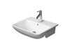 DURAVIT Halbeinbauwaschtisch ME BY, weiss