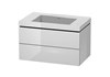 DURAVIT Waschtischkombination L-CUBE, weiss matt