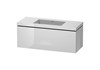 DURAVIT Waschtischkombination L-CUBE, weiss matt