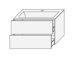 Waschtischkombination Set Progetto