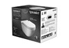 DURAVIT Wandklosett-Set STARCK 3, weiss