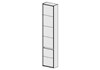 FRAMO Hochschrank Harmony Anthrazit, Modern Standard