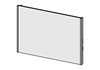 FRAMO Spiegelwand Doppio LED 120 cm, ohne Farbe