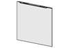 FRAMO Spiegelwand Bella LED 80 cm, ohne Farbe