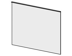 Spiegelwand Linea Led 100 cm