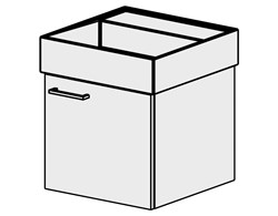 Unterbau Kartell-Smart 46 cm