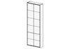 FRAMO Hochschrank Harmony Anthrazit, Modern Standard