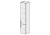 FRAMO Hochschrank Selection 35 cm, Modern Standard