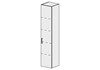 FRAMO Hochschrank Selection 35 cm, Modern Standard