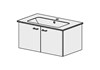 FRAMO Unterbau Me by Starck Smart, Modern Standard