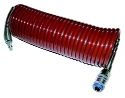 Airbo Spiralschlauch mit Kupplung und Stecker Ø 6 x 8 mm